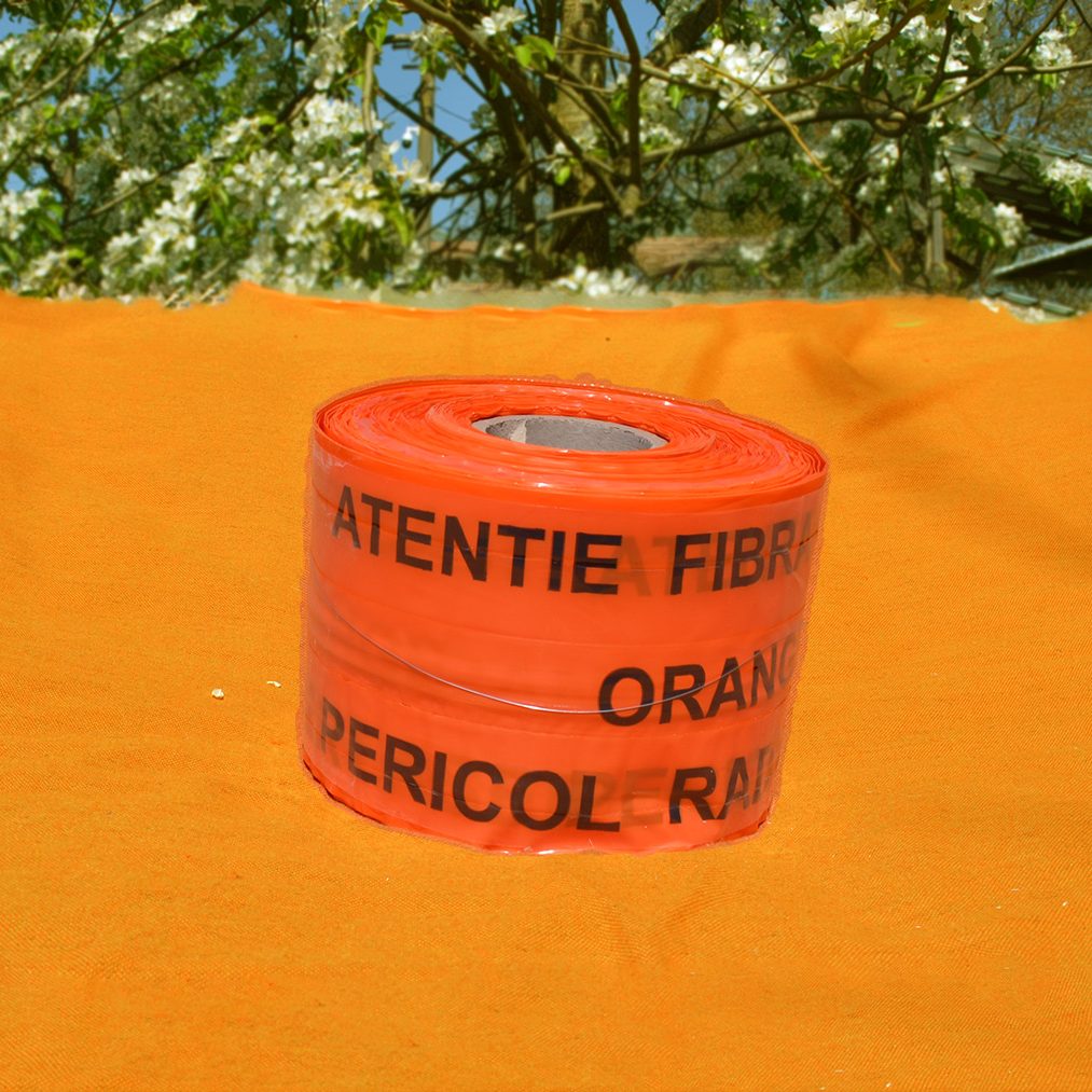 Benzi avertizoare - fibra optica cu fire metalice