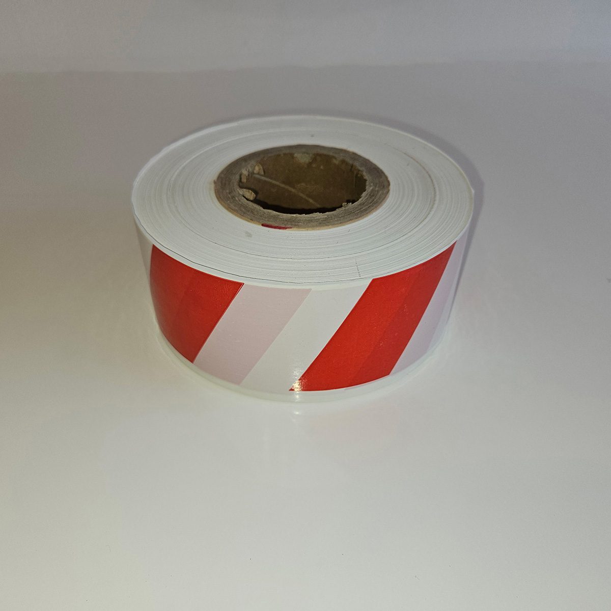 Benzi avertizoare -santier simple alb-rosu