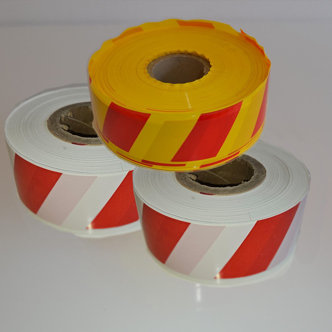 Benzi avertizoare -santier simple multiple modele